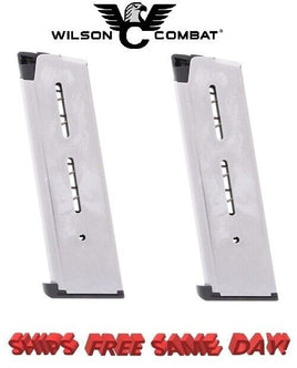 Wilson Combat Pair of 1911 .45 ACP 8-Round Magazine With Pad TWO!  # 47DC