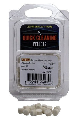Air Venturi Quick Cleaning Pellets .25 Cal 80 pieces # BN-3870 FREE SHIPPING!