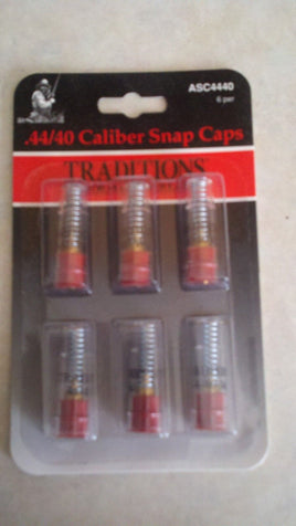 Traditions Snap Caps Plastic Cowboy Action .44/ .40 Cal  6 Pk  # ASC4440