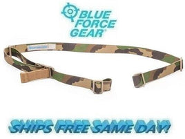 Blue Force Gear Vickers 2-Point 1.25” Combat Sling WOODLAND CAMO VCAS-125-OA-WC