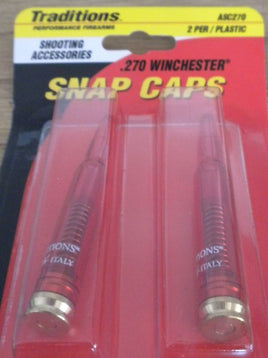 Traditions Snap Caps Plastic .270 Win Pack of 2  # ASC270   New!