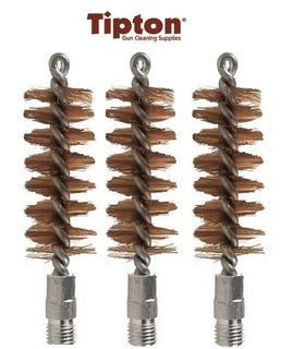 Tipton Bore Brush 20 Gauge 5/16 x 27 Thread Bronze 3 Pack   # 215223   New!