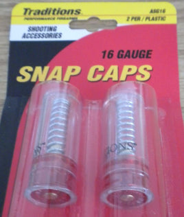 Traditions  Plastic Snap Caps 2 Pack for 16 Gauge # ASG16  New!