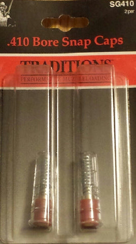 Traditions Snap Caps Plastic .410 Gauge Pack of 2   # ASG410 New!