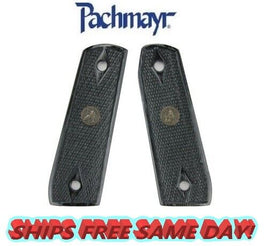 Pachmayr Wood Laminate Checkered Charcoal Grips for Ruger 22/45 NEW!! #63241