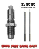 Lee Depriming & Decapping Die w/ 2 Heavy Duty Guided Pins 17 Cal - 204 Ruger