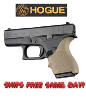 Hogue GLOCK 42, 43: HandALL Beavertail Grip Sleeve - FDE New! # 18203