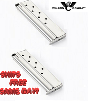 Wilson Combat PAIR of 920 Series, 1911 Mags, 10mm, Full-Size, 8 Rnd, Stainless