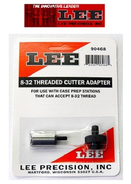 LEE 8-32 Threaded Cutter Adapter & Lock Stud for Case Prep Stations 90468 NEW