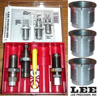 Lee  40 S&W / 10mm Auto  3-Die Set + 3 Quick Change Bushings  90600+90799 New!