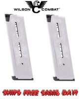 Wilson Combat Pair of 1911 .45 ACP 8-Round Magazine With Pad TWO!  # 47DC