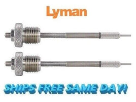 Lyman TWO Decapping Rods for 3-Die Rifle Sets NEW!! # 7129001