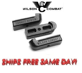 Wilson Combat 1911 Magazine Base Pads, Standard (.350"), Black, 3-Pack, # 47BN