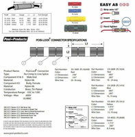 Posi-Tap/Lock 10-12 Ga Reuseable Wire Connectors, 10 PACK! PTA1012Y+PL1012Y New!