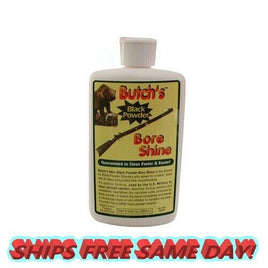 Butch's Bore Shine Black Powder Bore Cleaning Solvent 8 oz Liquid # 02949 New!
