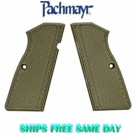 Pachmayr G10 Tactical Grip for Browning Hi-Power, Green Black, Checkered # 61260