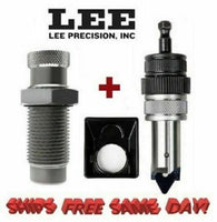 Lee COMBO Deluxe Power Quick Trim +375 H&H Magnum Quick Trim Die + CHAMFER 90395