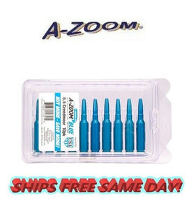 A-ZOOM Centerfire Rifle, BLUE, Value Pack for 6.5 Creedmoor NEW!! # 12321