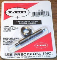 Lee Case Length Gage/Shellholder 7.5mm Schmidt-Rubin/7.5x55mm Swiss # 90132 New!