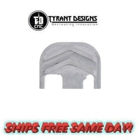 Tyrant Designs Glock Gen 1-4 Slide Cover Plate, ALUMINUM, NEW! # TD-G1-4SP