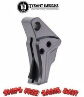 Tyrant Designs 5LB Glock 43/43x/48 Trigger Grey, Black # TD-G43TRIG-Grey-Black