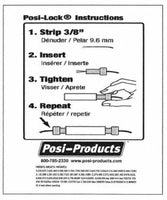 Posi-Lock 6-8 Gage Green, (EX-485, #620) Insulated Butt Splice 20 PACK! PL0608