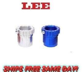 Lee Precision 2-pack of Spline Drive Breech Lock Bushings SILVER AND BLUE  90095