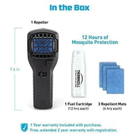 Thermacell Portable Mosquito Repeller , Black 15'x15' Zone NEW! # MR300L