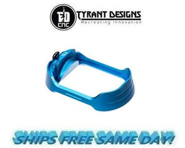 Tyrant Designs Gen 5 Magwell BLUE/BLK SCREW New! # TD-G19-G5-MW-BLUE-BLKSCREW