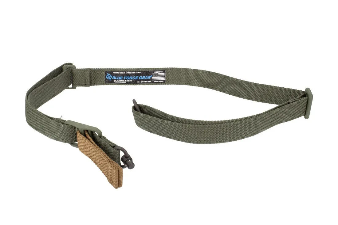 Blue Force Gear Vickers Combat Push Button Sling, OD GREEN# VCAS-PB-12 ...