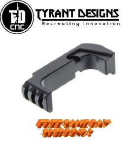 Tyrant Designs Gen4-5 Glock Extended Magazine Release, BLACK New! # TD-GEMR-BLK