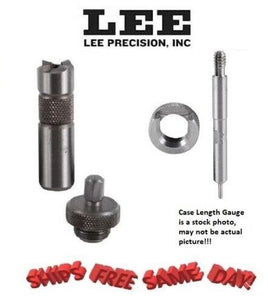 Lee LARGE Case Trimmer Cutter, Lock Stud & Case Gage for 480 Ruger # 90401+90018