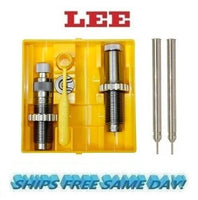 Lee Collet 2 Die Collet Neck Set for 375 H&H Mag with 2 Decapping Mandrels 90729