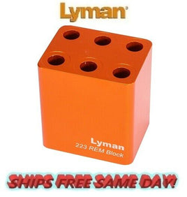 Lyman 6-Hole Ammo Checker Cartridge Gauge for 223 Remington # 7833034