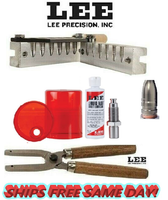 Lee 6 Cav Mold w/ Handles & Size and Lube Kit for 35 Rem C358-200-RF 90016 90005