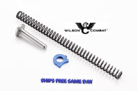 Wilson Combat 614 1911 Flat Wire Recoil Spring Kit, 5" .45 ACP Full Size Chrome