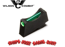 Wilson Combat Vickers Elite Snag Free Front Sight for Glock, Green Fiber Optic