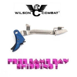 Wilson Combat Performance Trigger, Curved for Glock Gen 3-4 Blue/Black # 944BB