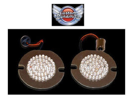 3" LED FLAT Style Turn Signal Inserts for Harley Davidson  GEN-200-R-1156-T New