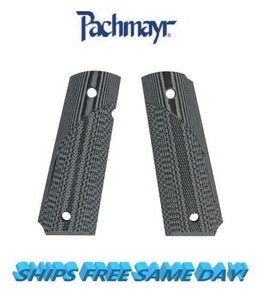 Pachmayr G10 Gray/Black Grappler Grips for Browning Hi Power Pistols NEW # 61271