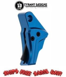 Tyrant Designs 5LB Glock 43/43x/48 Trigger Blue, Black # TD-G43TRIG-Blue-Black