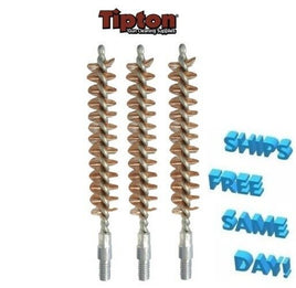 Tipton Bronze Rifle Bore Brush .35/9mm 3 Pack NEW!! # 244560