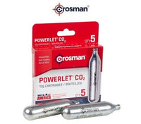 CROSMAN POWERLET CO2, 12-Gram Pack of 5 NEW!!