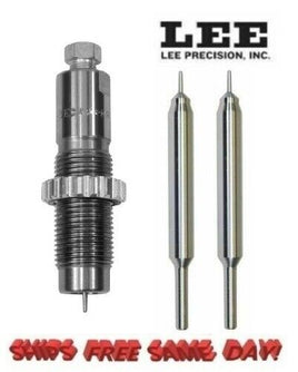 Lee Depriming & Decapping Die w/ 2 Heavy Duty Guided Pins for 338-35 90292+91581