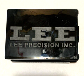 Lee Precision EMPTY Flat Black 2 Die Storage Case NEW! # 91931