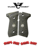 Wilson Combat G10 Grips, ULTRA THIN,Dirty Olive for Beretta 92/96 # 728-FS-UT-DO