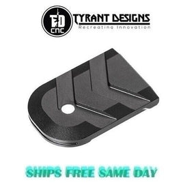 Tyrant CNC Glock 43x/48 SA15 Magazine Baseplate, Black TD-GFP43X-S15-Mag-Black