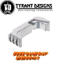 Tyrant Designs Gen4-5 Glock Extended Magazine Release, ALUMINUM New! #TD-GEMR