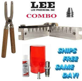 Lee 6 Cav Combo w/ Handles & Sizing Kit for 38Spl/357Mag/38Colt NP/38S&W 90315