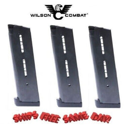 Wilson Combat 1911 Mag for .45 ACP Full Size,8 Round Alum Base Pad 3 PACK  47DAB
